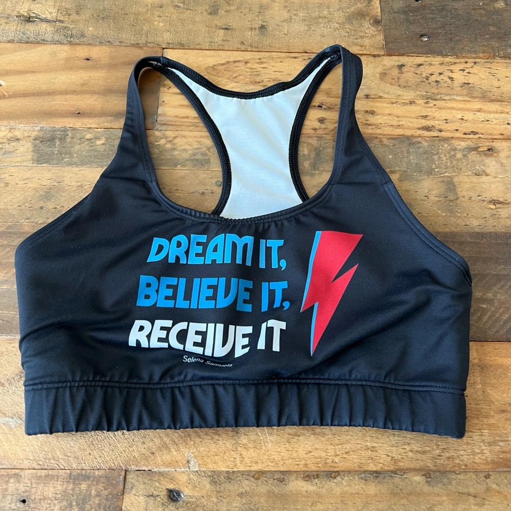 Peloton Selena Quote Bra
